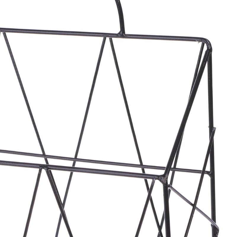Nordisk stil magasin filbokhylle desktop hengende lagringshylle kontor hjem
