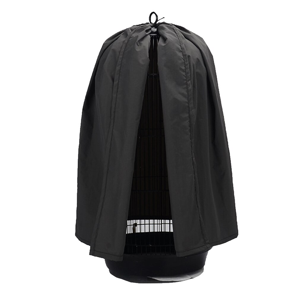 Winddicht Accessoires Vogelkooi Cover Anti Regen Light-proof Thicken Dusproof Papegaai Slaap Schaduw Verminderen Afleiding Nylon: Grey