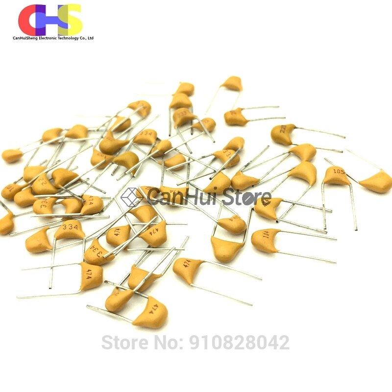 100 Uds condensador cerámico multicapa 50V (100 ~ 106) 10pF ~ 10uF 102 103 104 105 39 820pF 1 22 33 47 56 68 100 nF 0,01 0,1 uF P5.08mm