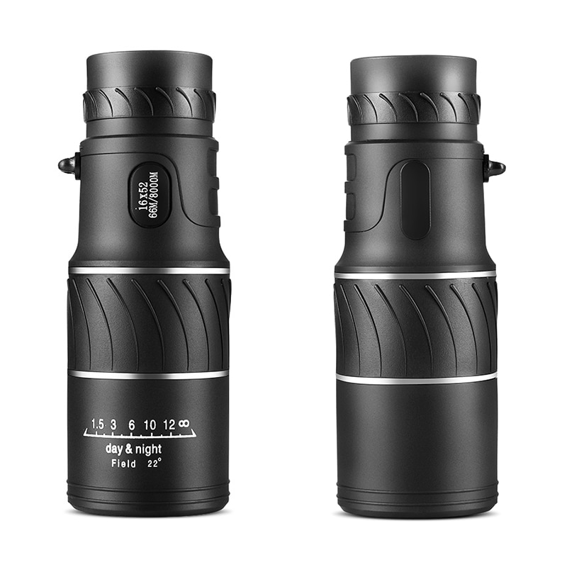 HUANDEE Day and night super monocular 16x52 telescope high power 16X monoculo telescope monoculares 16*52