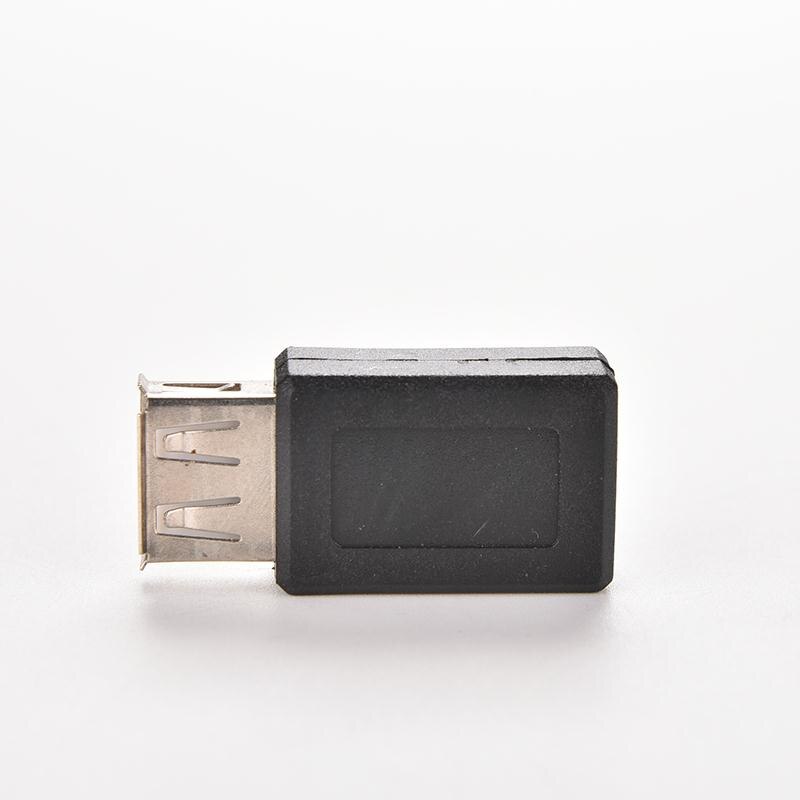 A hun til b hun sort usb 2.0 type micro usb 5 pin data kabel adapter usb stik konverter stik