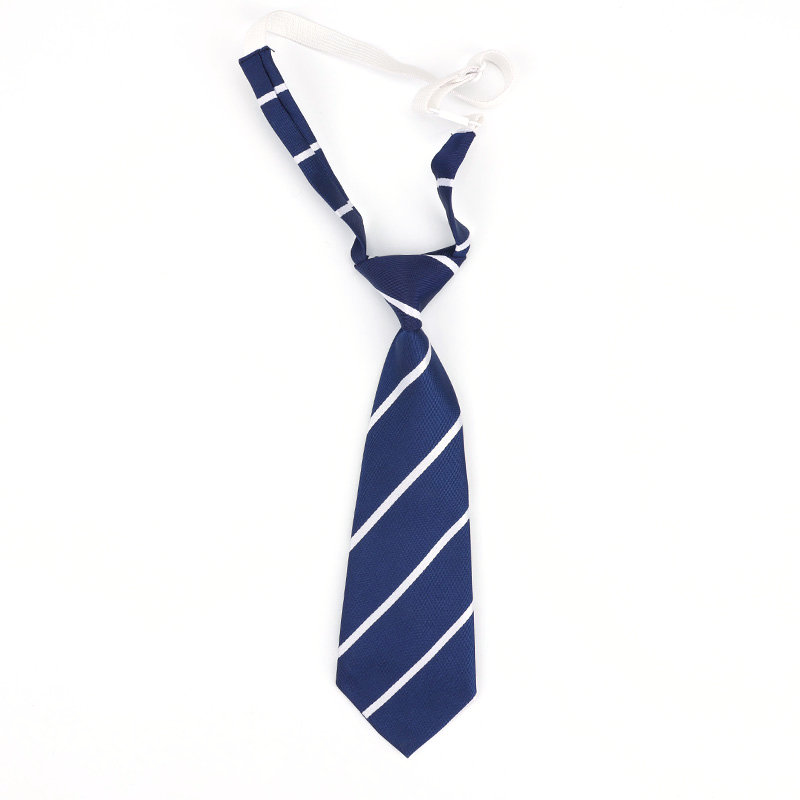 Lazy JK Ties Boys Striped Neck Tie Girls Japanese Style for School Uniform Cute Necktie Solid Casual Childs Accessories Ties: Red