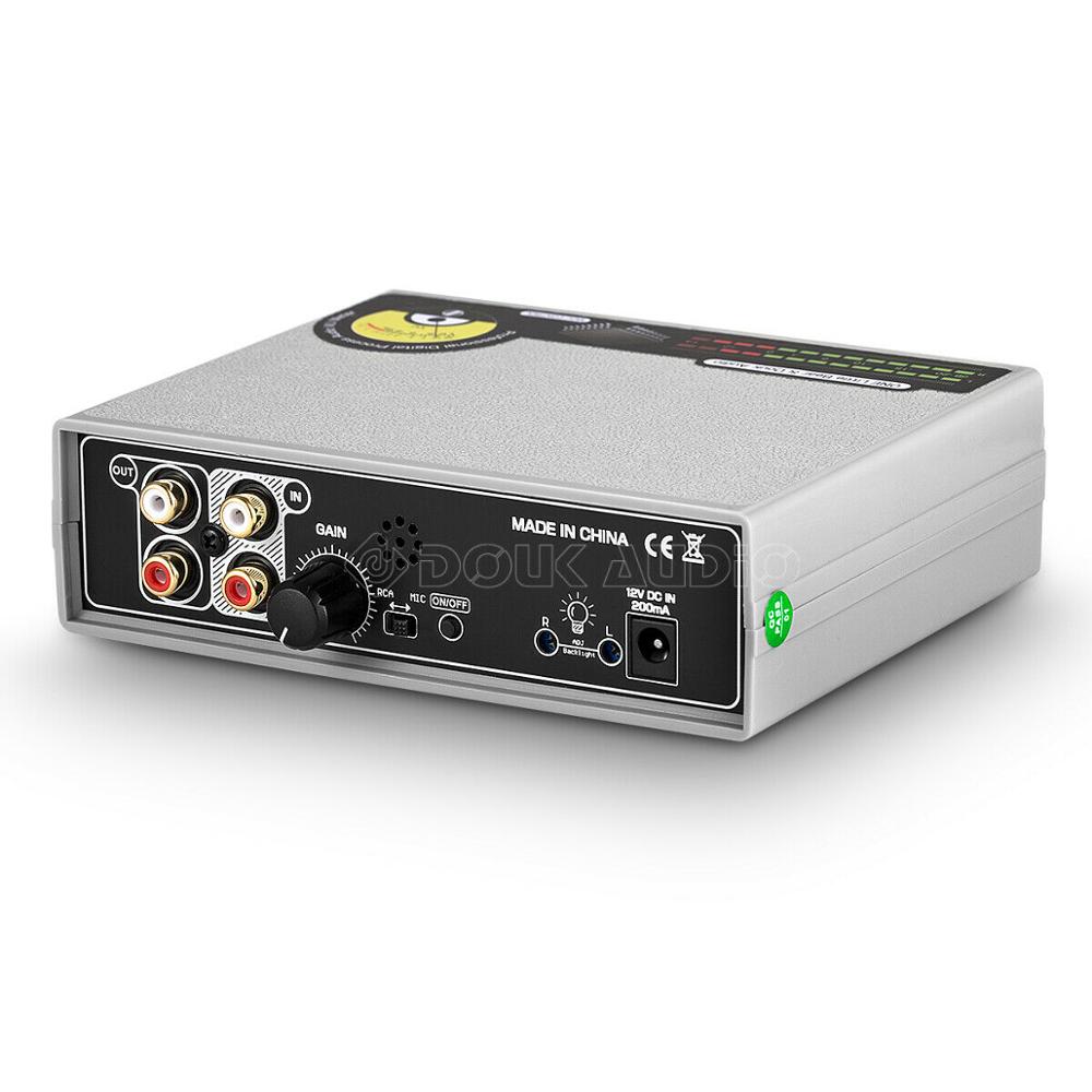 Nobsound mic+line dual analog vu meter musik db panel display stereo audio visualizer lydniveauindikator til effektforstærker