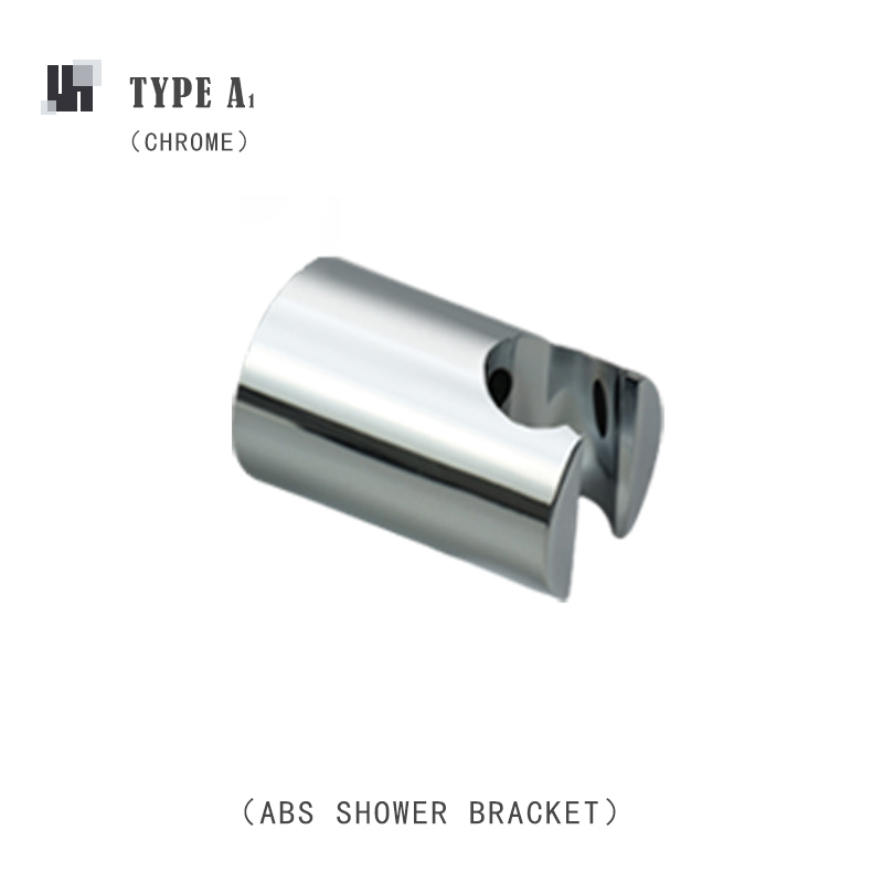 Hand Held Shower Head Holder Wall Mount Hand Shower Sprayer Holder ABS Bracket Bathroom Rose Gold Grey Chrome Shower Replacement: Type A1 Chrome