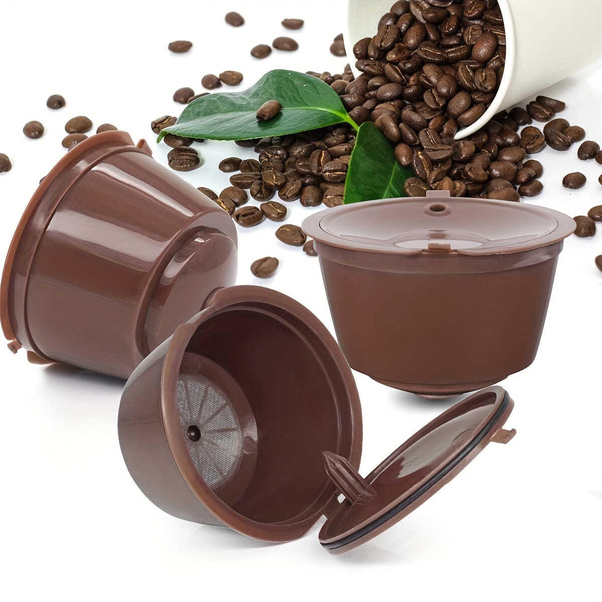 1/3/5 stücke Nachfüllbare Kaffee Kapseln Filter Tasse Kompatibel Geschmack Adapter Wiederverwendbare Nescafe Dolce Gusto Maschine Schote Kompatibel Bausatz
