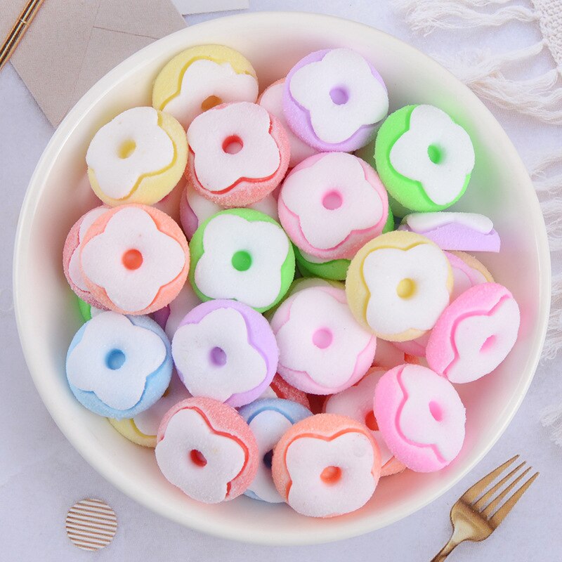 Boxi Kawaii Additives For Slime Cute Donuts Charms Supplies DIY Kit Filler Decor for Fluffy Clear Cloud Slime