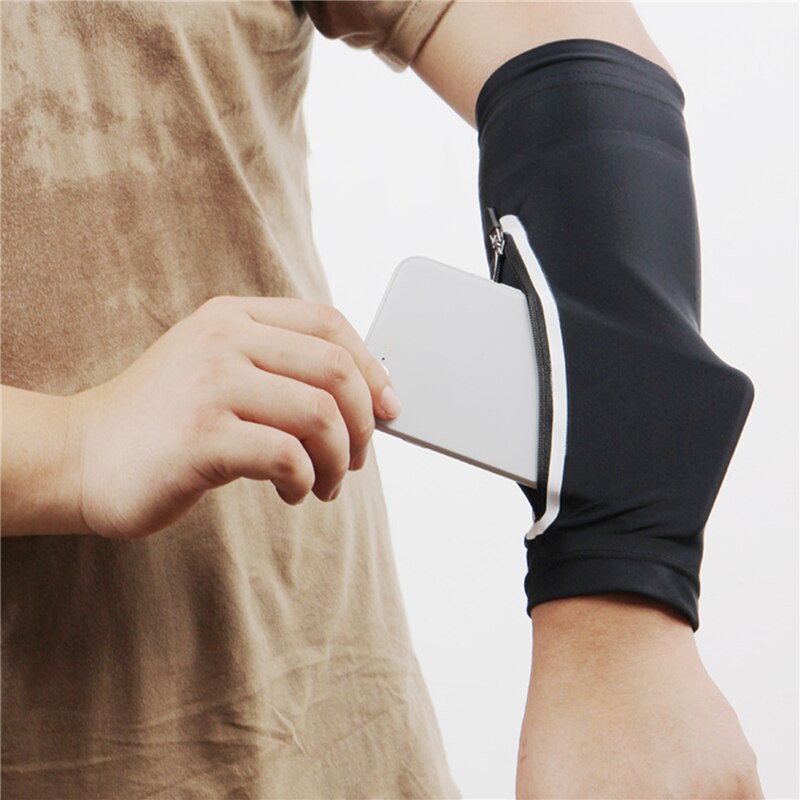 Mobiele telefoon tas armband voor buiten hardlopen universele mobiele telefoon tas hoge elastische ademende jogging mobiele telefoon armband