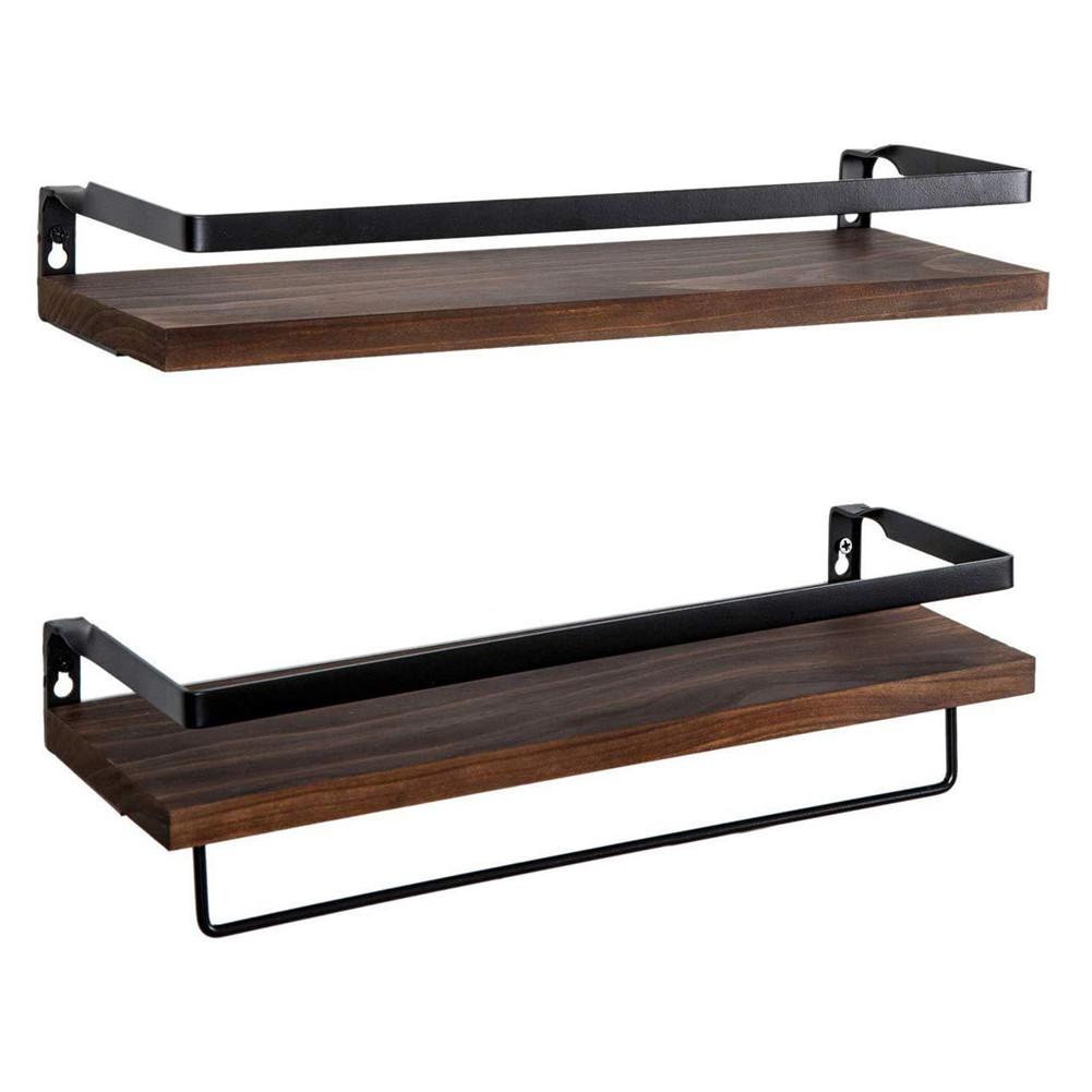 household products Wooden Storage Rack Moisture-proof Durable Multipurpose Shelf Display Holder for Bathroom Kitchen Office: B