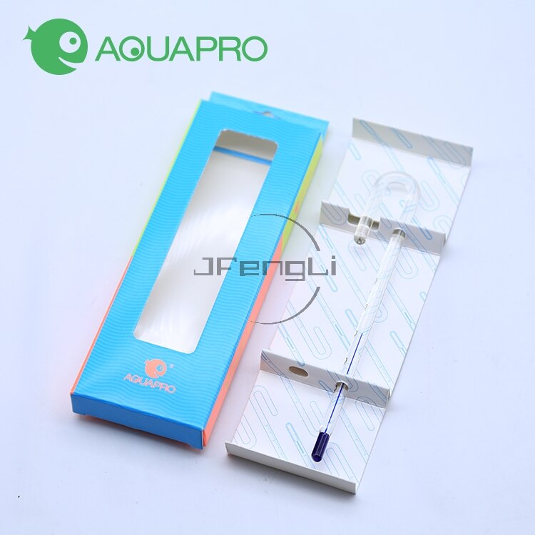 Jfengli 2 stk hænge på ada style aquapro glastermometer til akvarium plantetank akvarium