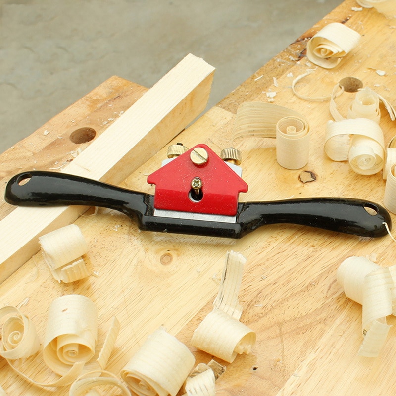 1 stk 9 "træ håndværkshøvle spokeshave profession værktøj justerbar metal klinge eger håndværktøj til træbearbejdning & diy
