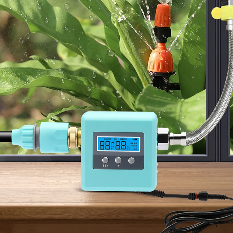 30M Smart Garden plant Drip Irrigation System Automatic Water Pump time Watering Device Sprinkler Spray Cooling Watering Potted