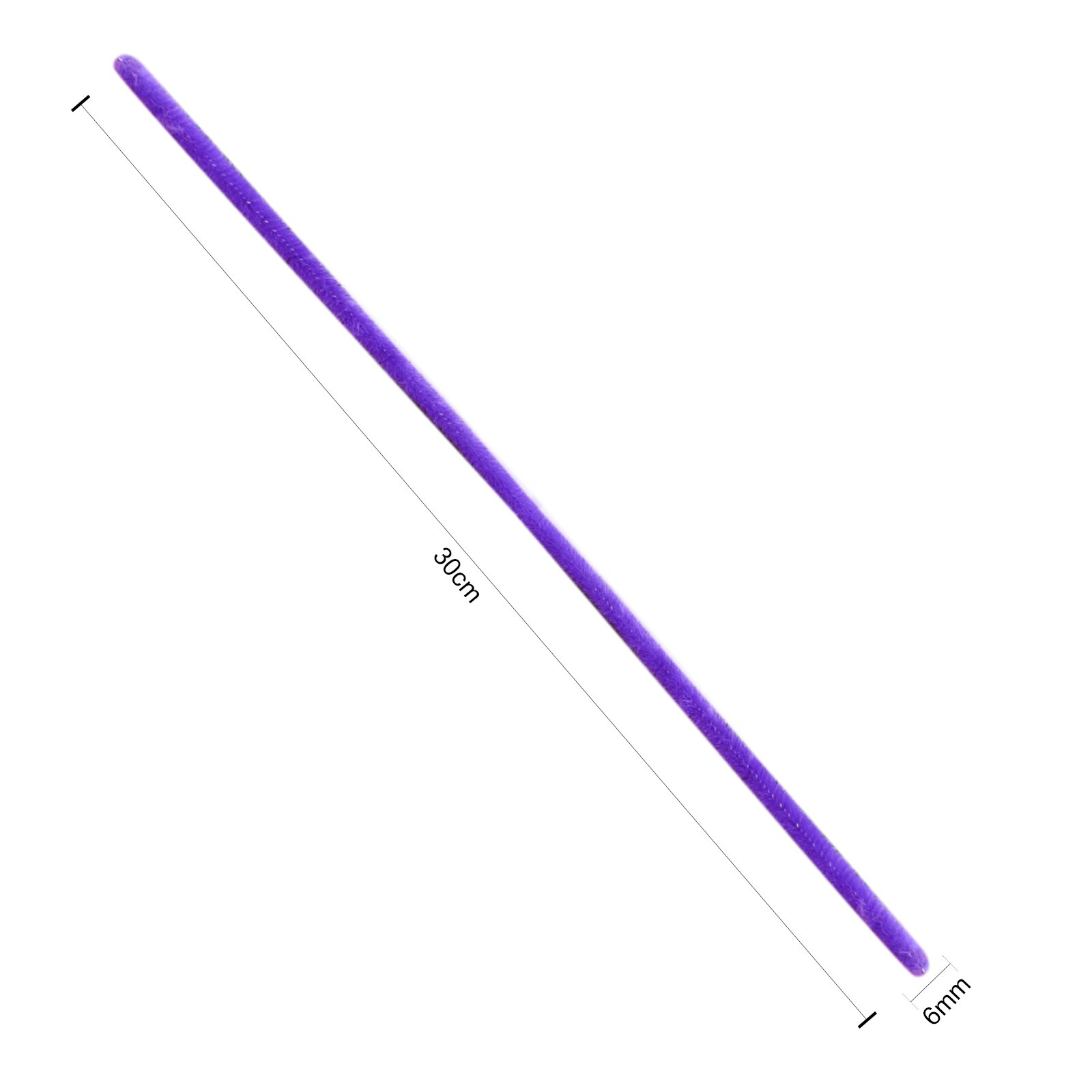 100 stuks handgemaakte gekleurde wollen worteltop draaiende staaf handmatige pluizige staaf ijzerdraad pluche doe-het-zelf speelgoed babydecoraties