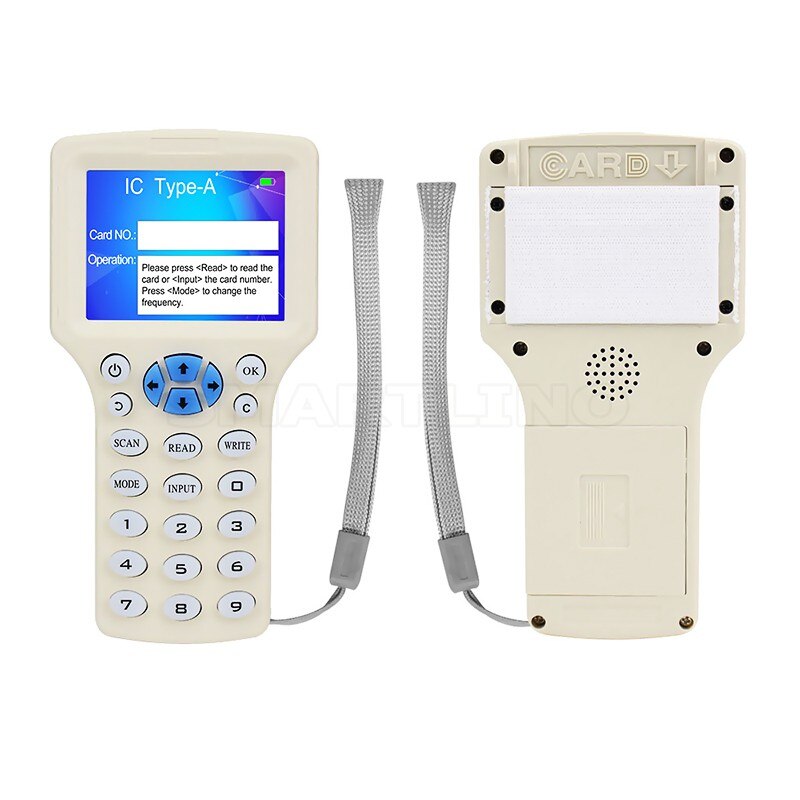 IC ID NFC Card Tag Reader 125KHZ 13.56MHZ RFID Copier 10 Frequency USB Programmer Keyfobs Cards Reader UID Decoder