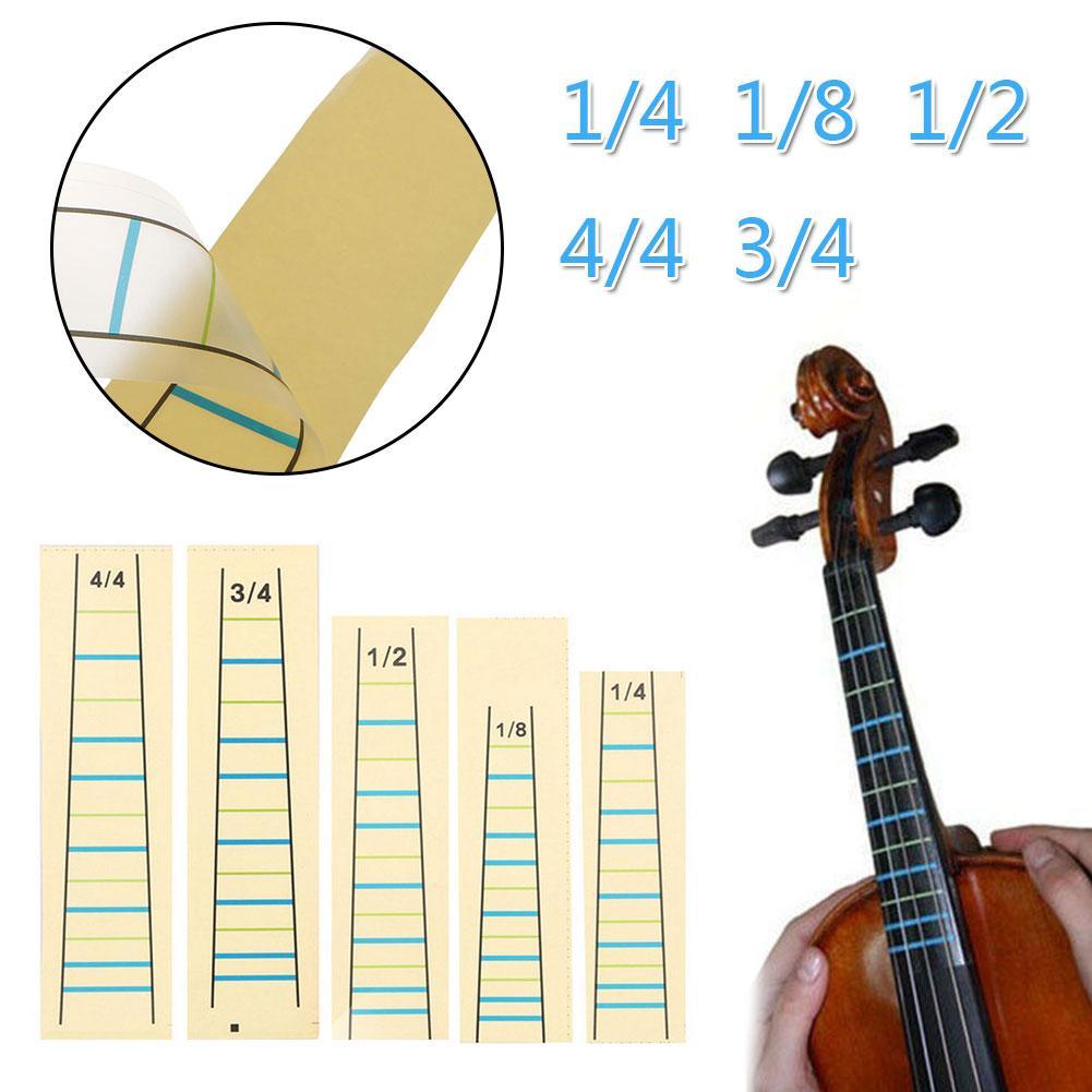 Beginner Violin Scales Put the Bitmap Scale Stickers Accessories Stickers Intonation Violin Leaving Violin Glue Stickers Wi D2C0