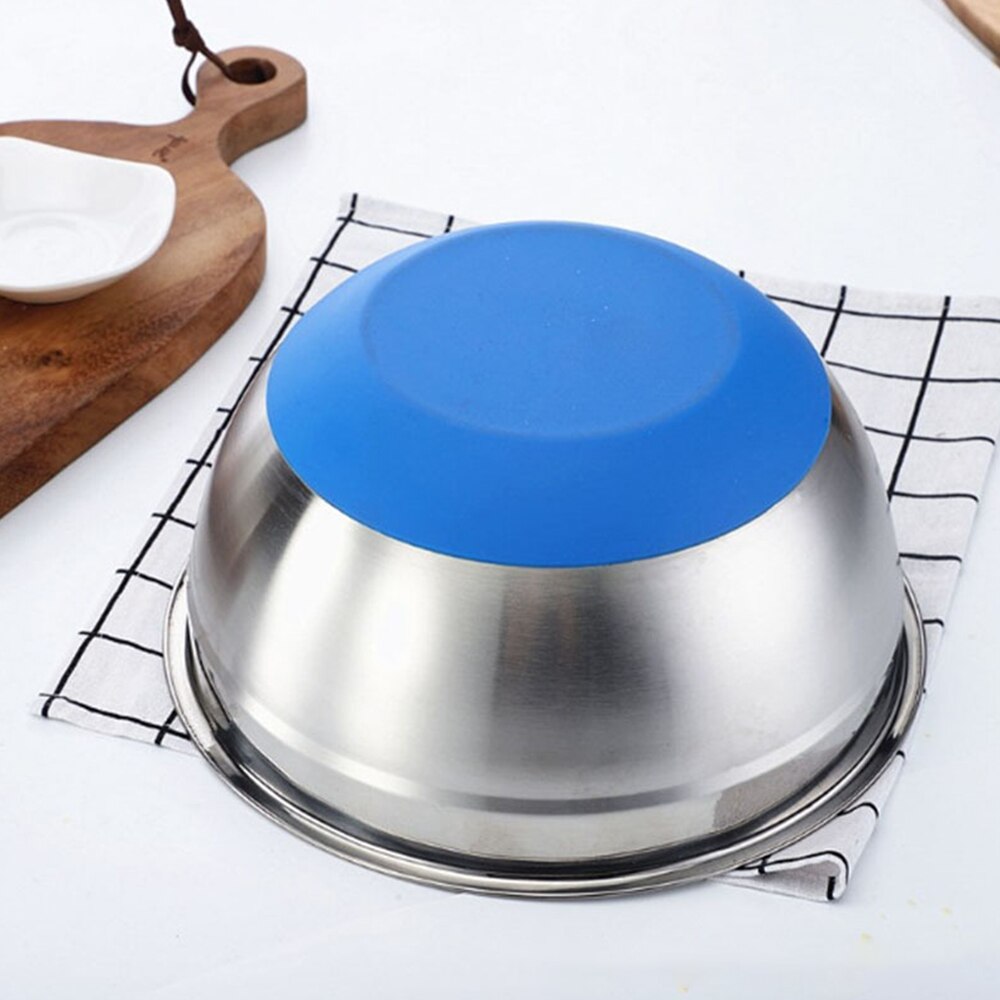 5pcs/set Stainless Steel Mixing Bowls Non Slip Silicone Bottom Kitchen Egg Mixer Bowl for Food Storage Salad Cooking Baking