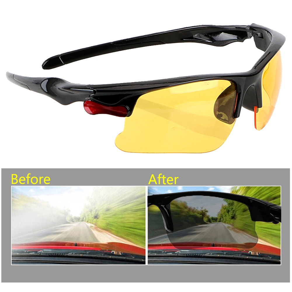 Nachtzicht Drivers Gogglesprotective Versnellingen Zonnebril Anti Glare Rijden Bril Nachtzicht Bril Auto Styling