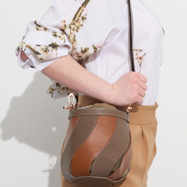 Women Shoulder Bag Multi Color Bucket Luxury Handbag Tote Crossbody Season Girl Clutch Cумка Женщина: Brown - Camel