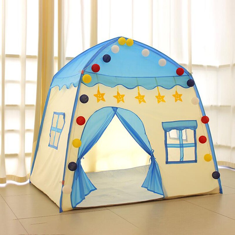 Giocare Tenda Per I Bambini Tenda dei Giocattoli Per Le Ragazze Della Principessa Castello Protable Casa del Gioco della Tenda Wigwam Per Bambini Brithday regalo