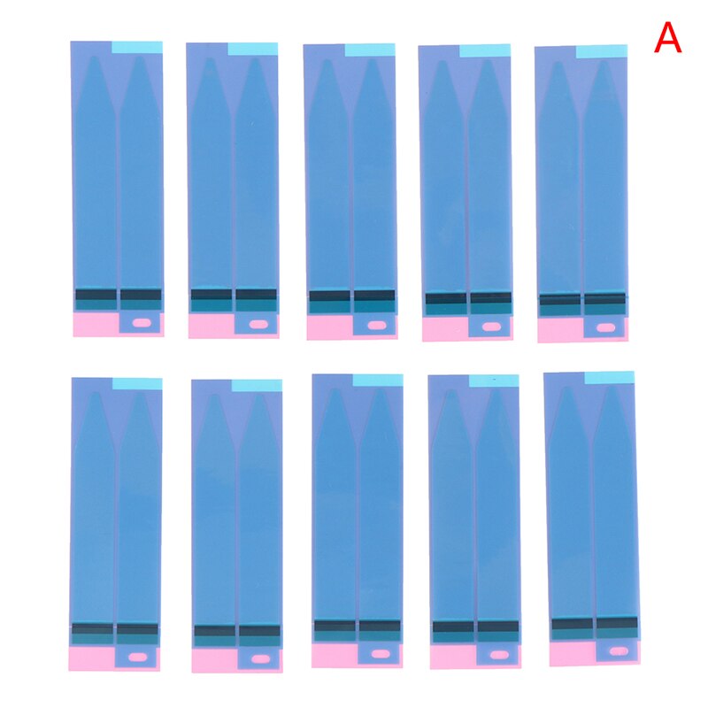 Huawei Xiaomi Vivo Redmi Oppo 10pcs Universal Battery Glue Sticker Easy Pull Trackless Tape: Rose Red