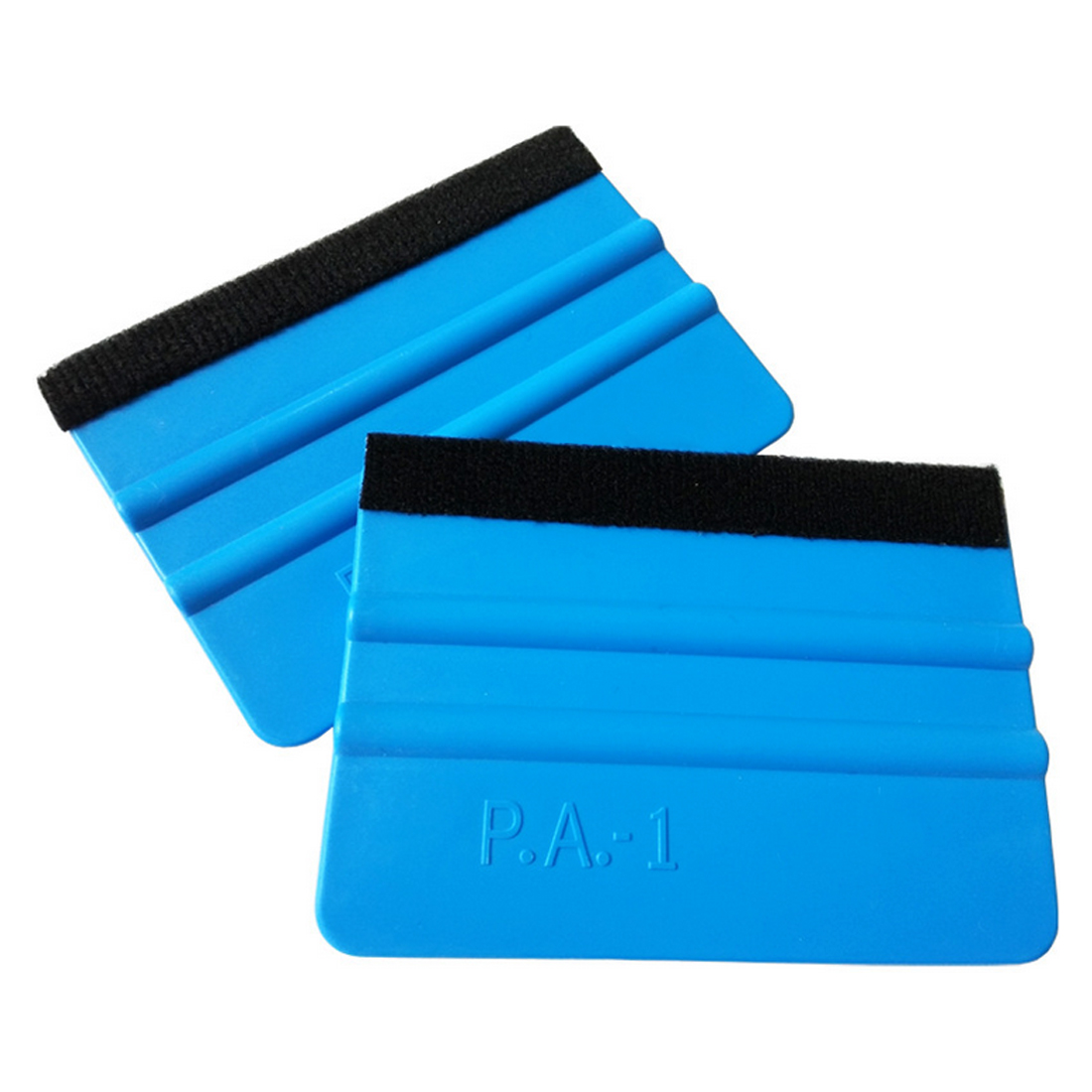 Auto Vinyl Folie Gereedschappen Blauw Schraper Rakel Met Vilt Rand Auto Styling Stickers Accessoires