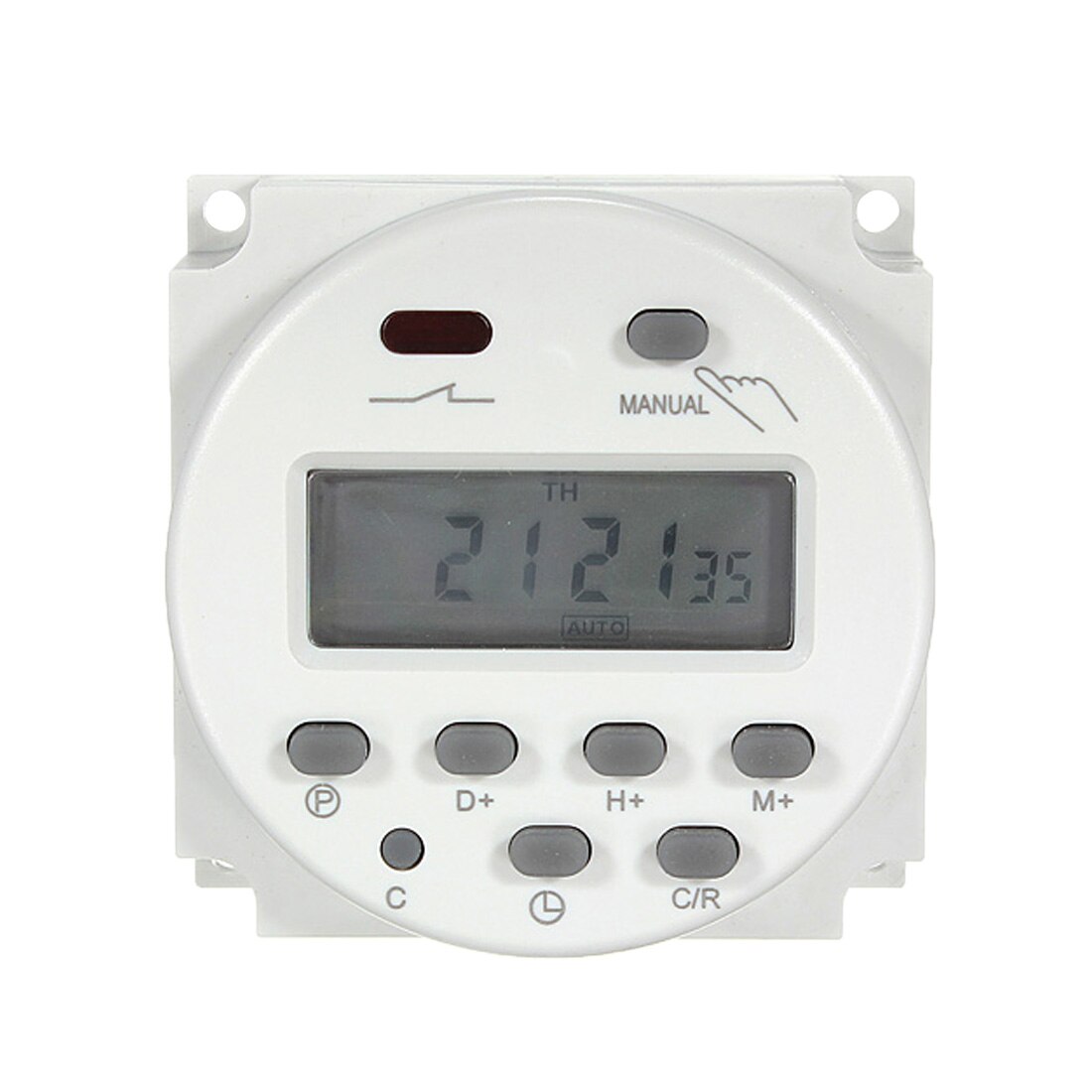 Digital timer switch ac /dc 12v 24v 110 v 120v 220v digital lcd strøm uge mini programmerbart timer relæ indbygget batteri