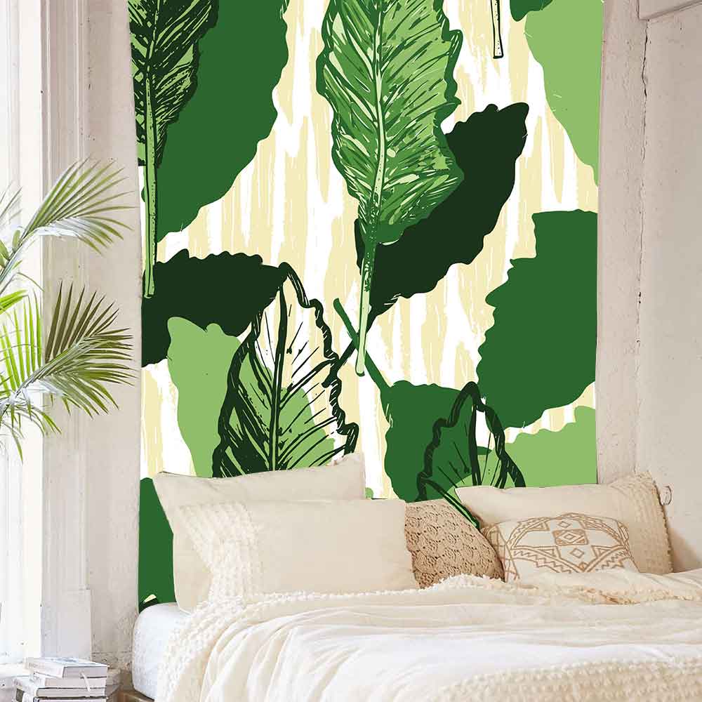 Simsant Lemon Fruit Flower Tapestry Lemon Tree Leaves Pattern Art Wall Hanging Tapestries for Living Room Home Dorm Decor: GT2TSIZY0240