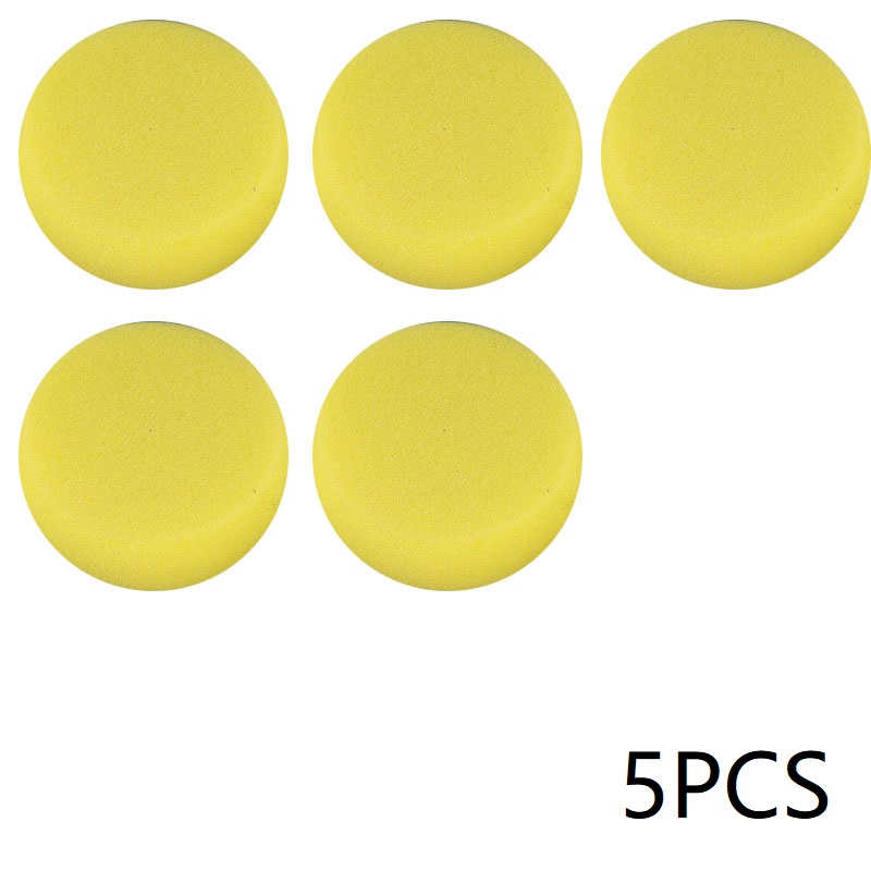 5/10/15 Uds esponja para colorear esponja redonda esponja de acuarela pintura para pintar manualidades esponjas manualidades HHHM01: Blanco
