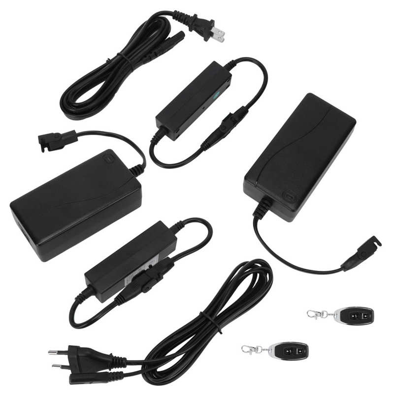 Lift Controller Set 24V Brushed DC Linear Actuator Electric Curtain Door Sofa Recliner Remote Controller 100‑240V