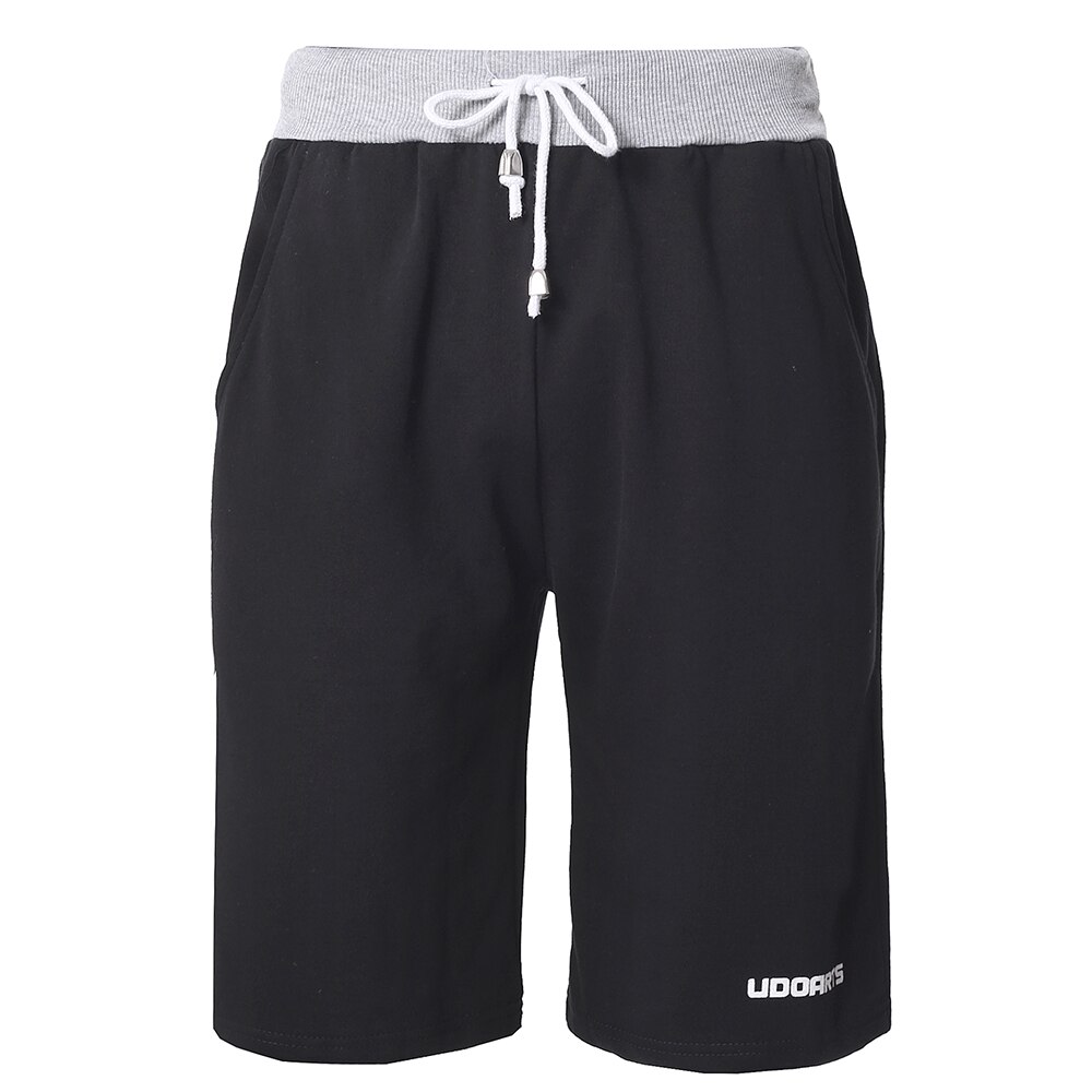 Udoarts sports fleece jogger til mænd 100%  elastiske gymnastikshorts i bomuld