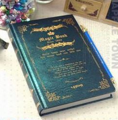 Vintage Deluxe Magic Notebook Reliëf Hardcover A5 Regeerde Papier 128 Vellen multi-use Prive Collectie: B