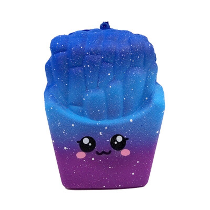 Søt squishy morsomme pommes frites duftende skuishy 6 sekunder sakte stigende leke sakte stigende slipptrykk redusere stress dropshopper
