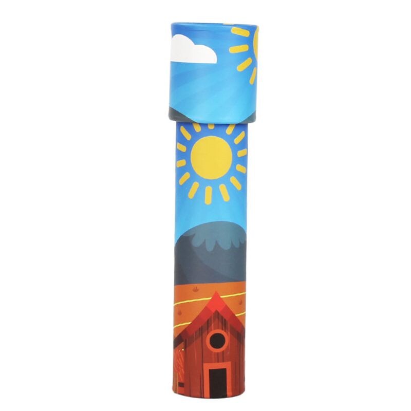 Kaleidoscope Rotating Magic Colorful World Toys Classic Plaything 63HE