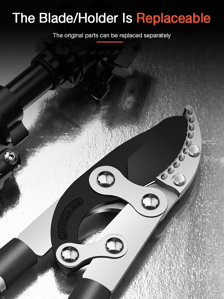 DTBD Garden Tree Pruning Shears High Branch Pruning Tool Ratchet Secateur Long Telescopic Handle Fruit Picker Pruner Scissors