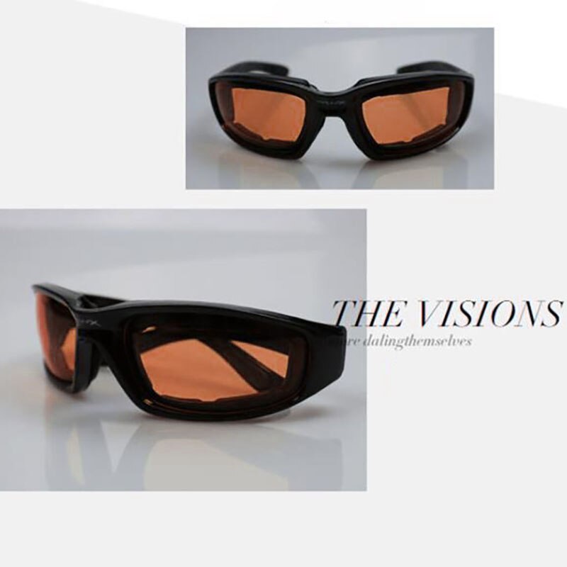 Universele ski-motorbril met glazen lens, retro motorbril, vintage beschermende offroad-bril