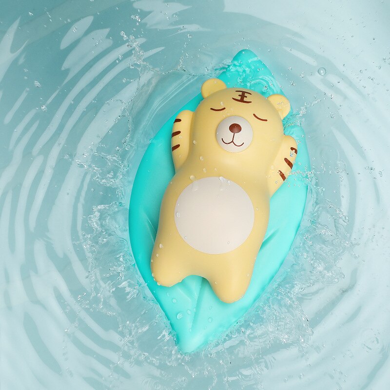 1PCS Cute Cartoon Animal Bath Toy for Baby Beach Pool Wound-up Chain Clockwork Kids Toy Baby Shower Interactive Toys for Kids: Style17