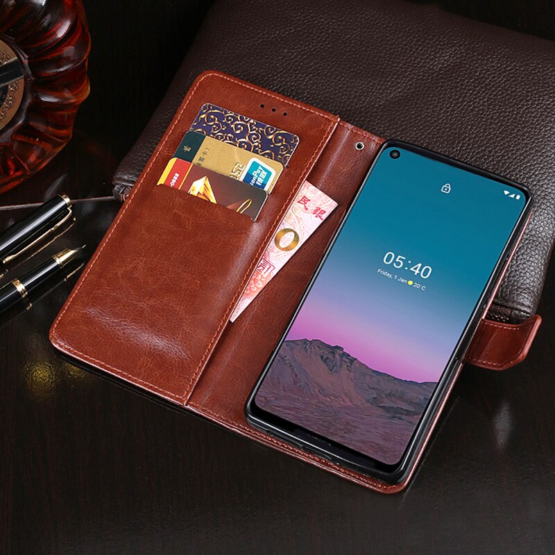 Coque de téléphone à rabat en cuir pour Nokia 5.4, étui de luxe de 6.39 pouces avec support magnétique, TA-5.4 TA-1333