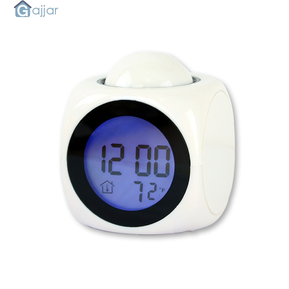 Alarm Watch Digital Alarm Clock Function, Voice Call LED Projection Alarm Temperature For Bedroom DropshipingJuly30