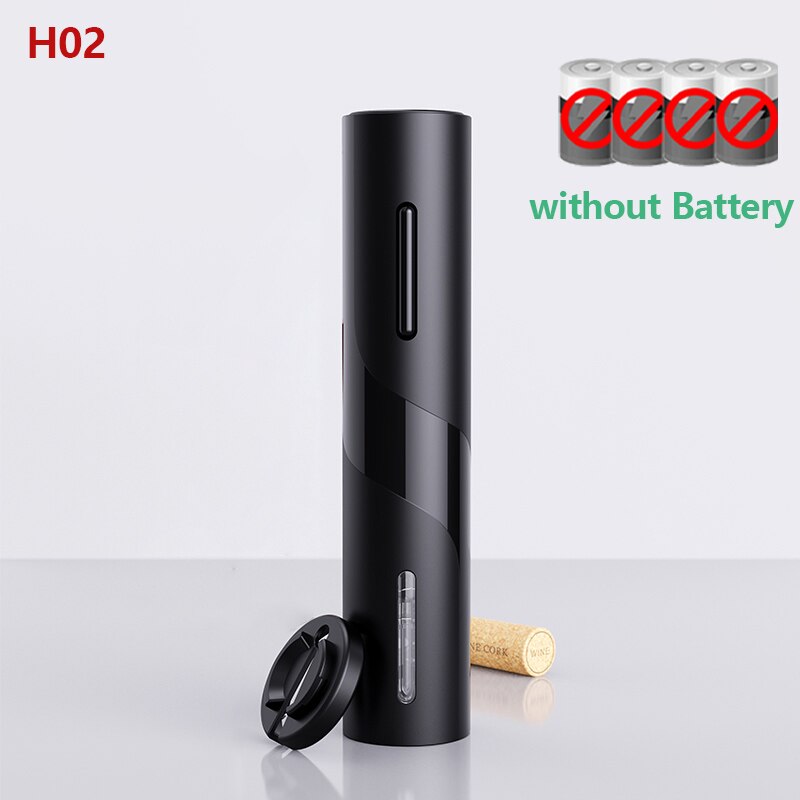 Automatische Flesopener Voor Rode Wijn Elektrische Rode Wijn Openers Jar Opener Keuken Accessoires Folie Cutter Flesopener Gadgets: No lamp