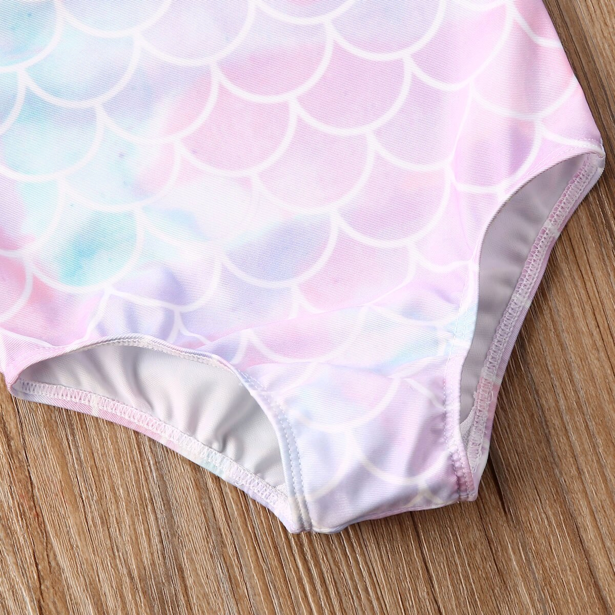 Children Mermaid Swimsuit Baby Girls Swimwear Summer Flower One Shoulder One Piece Bikini Kids Bathing Suit Beachwear