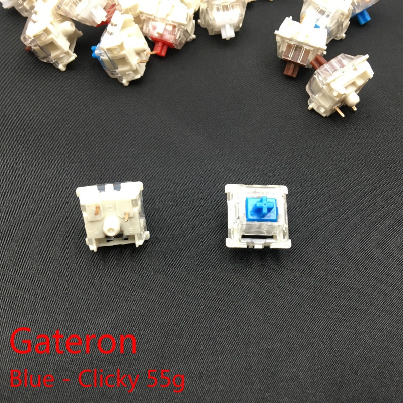 Gateron SMD przełączniki czarny czerwony brązowy niebieski jasnozielony żółty 3 piny Gateron przełącznik do klawiatury mechanicznej fit GK61GK64 GH60