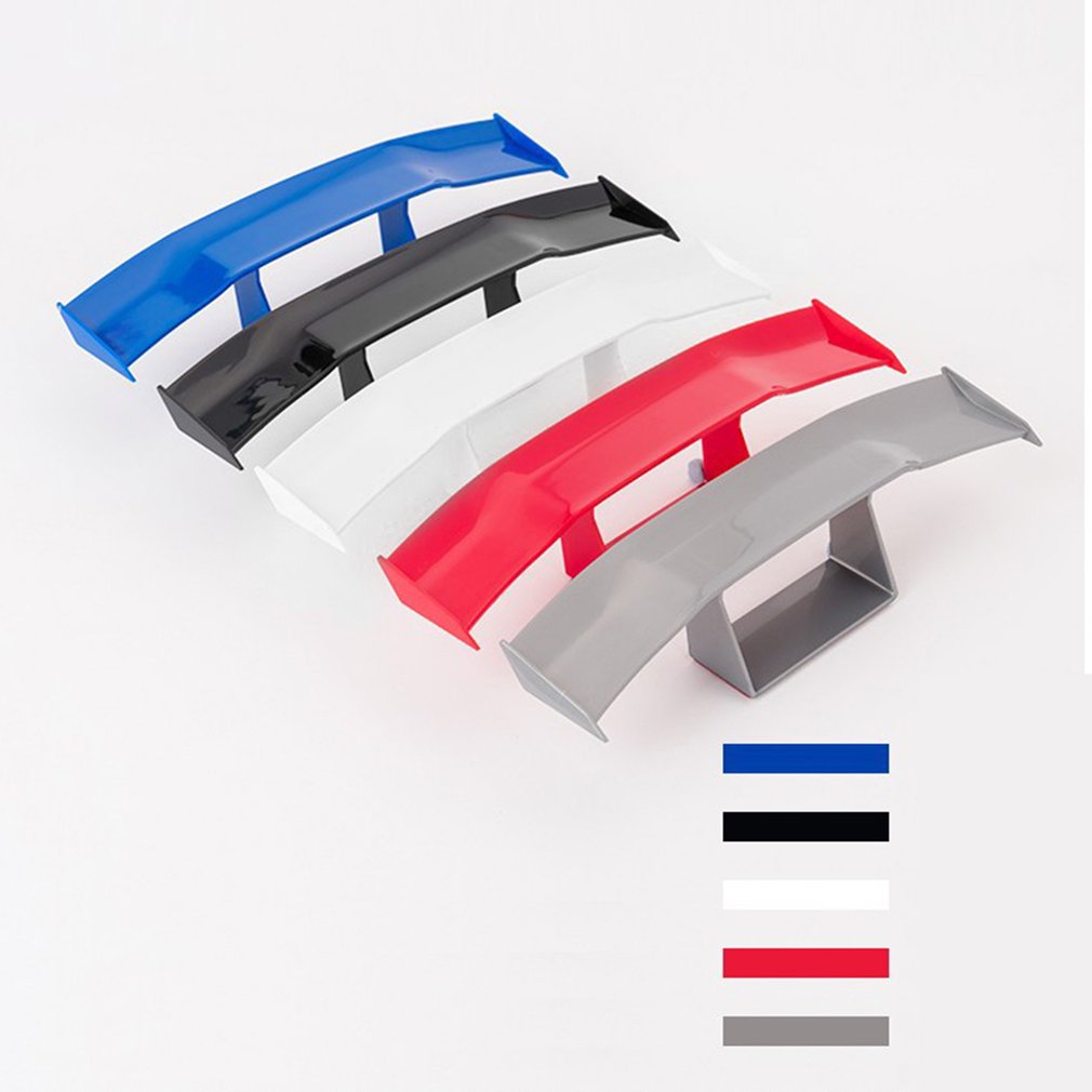 Universal Car Mini Spoiler Wing Creatiee Auto Car Tail Wing Auto Carbon Fiber Texture Decoration 6.7 Inch