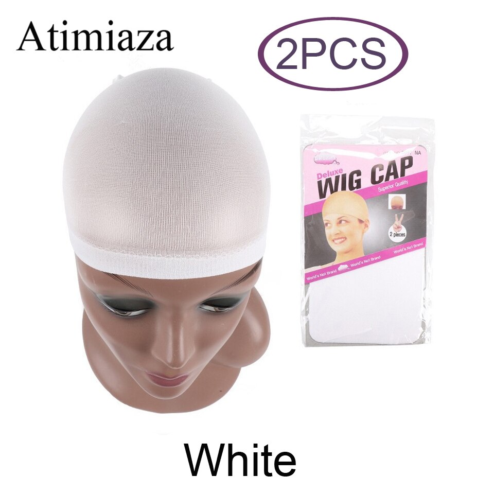 10 Pieces (5 packs) wig cap Brown Beige Coffee Nylon Wig Caps Hair Wig Nets Stretchable Elastic Hair Net Vendor: White