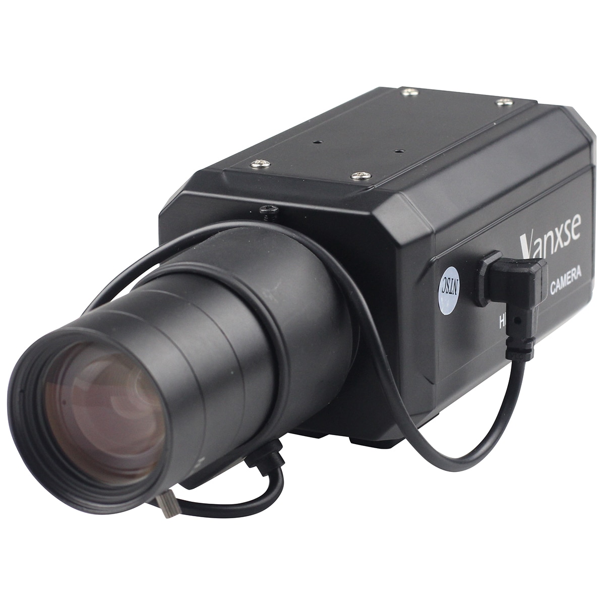 Vanxse CCTV 6-60mm Auto IRIS Varifocal Zoom Lens 1/3 SONY Effio CCD 1000TVL/960H CCTV Security BOX Camera