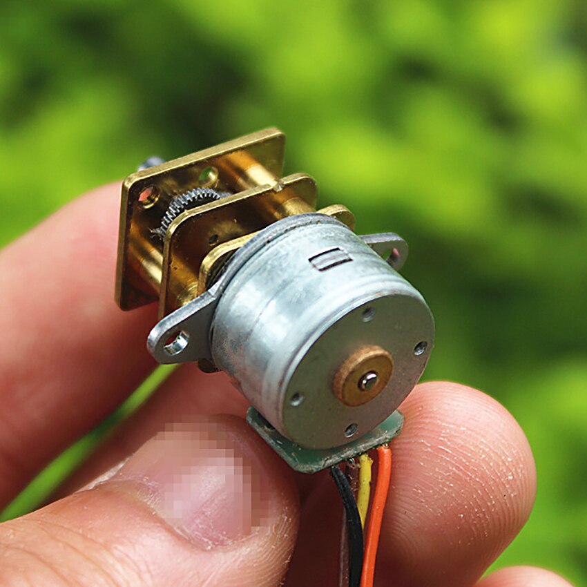 Alennusvaihteisto askelmoottori kaikki metallivaihteet mikro tasavirtamoottorit akselin halkaisija 3mm,  akselin pituus 6.3mm