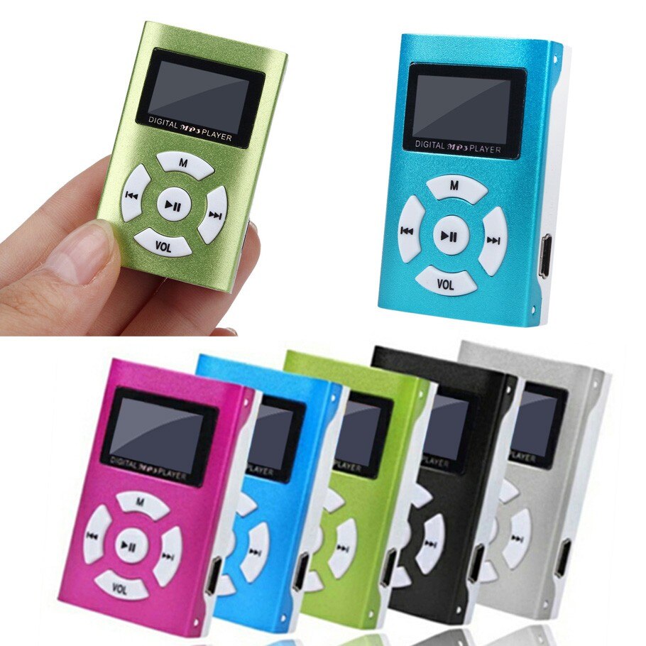Best Selling Products USB Mini MP3 Player LCD Screen Support 32GB Micro SD TF Card Player Lcd