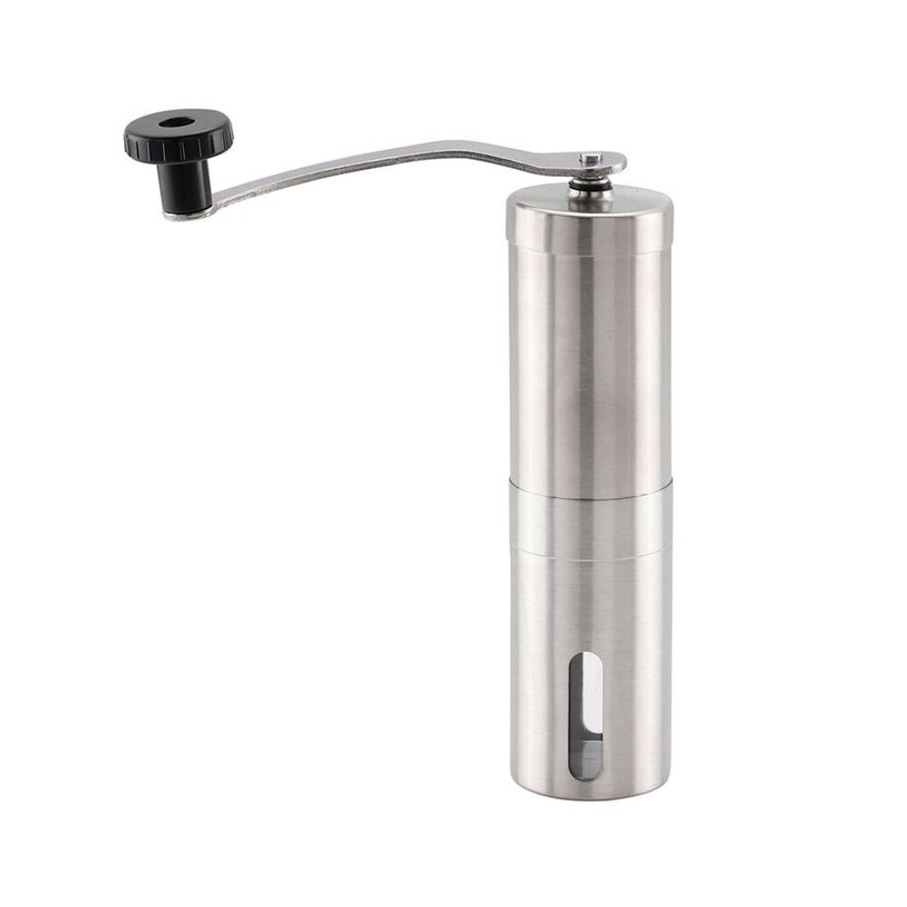 Draagbare handmatige koffiebonenmolen van roestvrij staal, handmatige koffiemolens