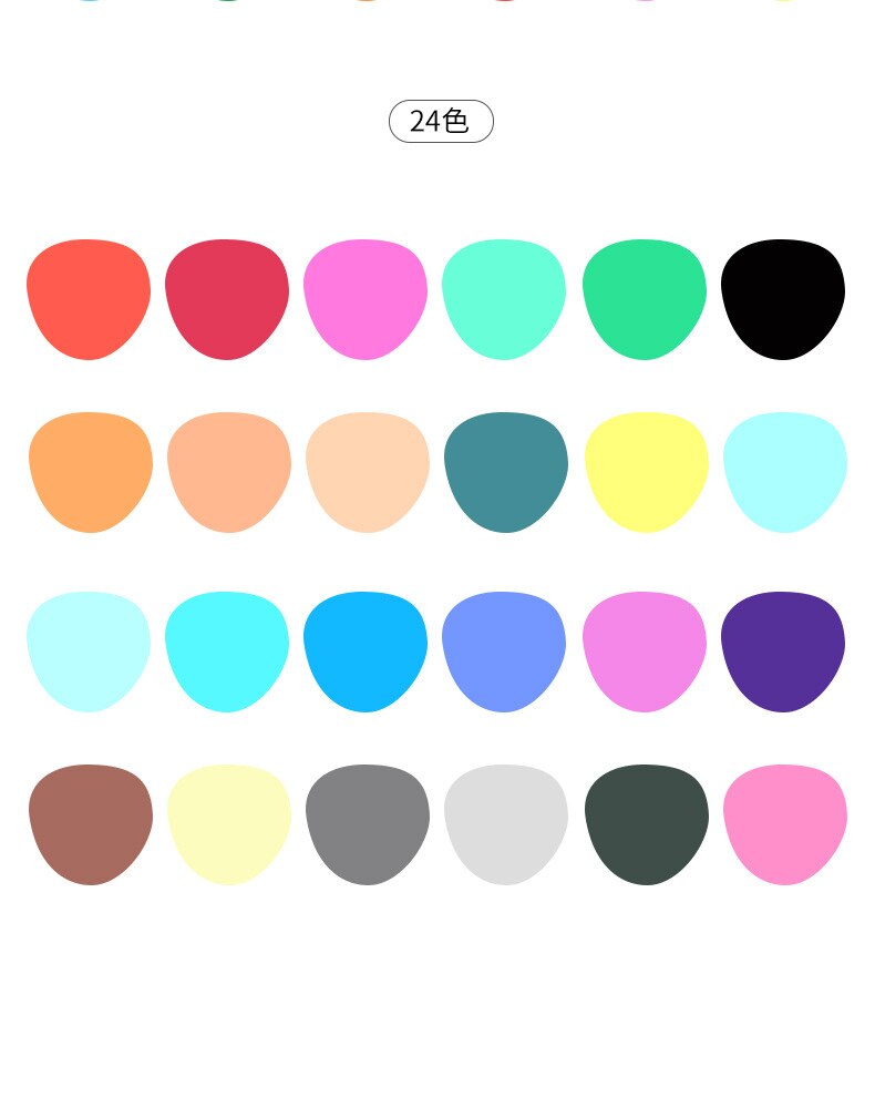 Painting Art Markers Brush Supplies School Student Drawing Washing Graffiti Pen