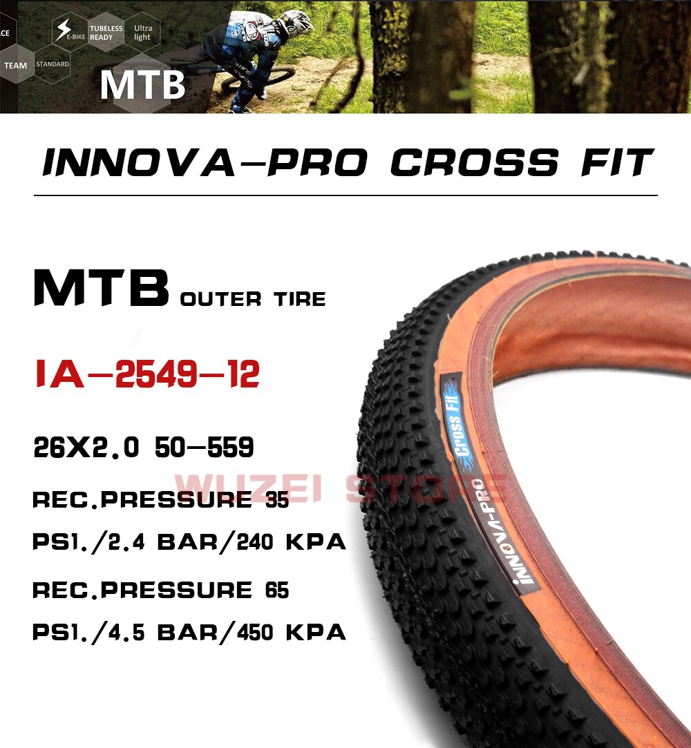 INNOVA ultraligero neumáticos bicicleta montaña 26 27,5x29x2,1/2,25 pulgadas neumático Anti-pinchazos no neumático plegable bicicleta neumáticos partes