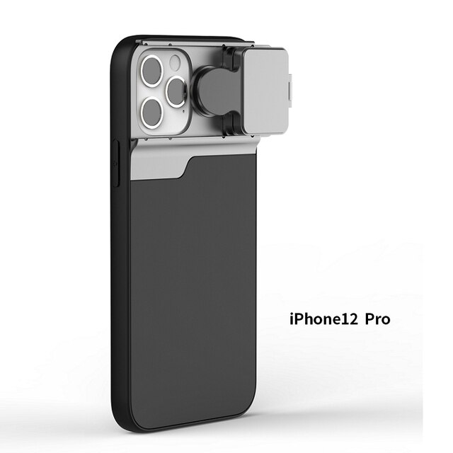 5 In 1 Telefoon Lens Kit 20X 25X Super Macro Lens Cpl Fisheye 2X Telelens Case Voor Iphone 12 pro Max/11 Pro Max Mini: For iPhone 12 Pro