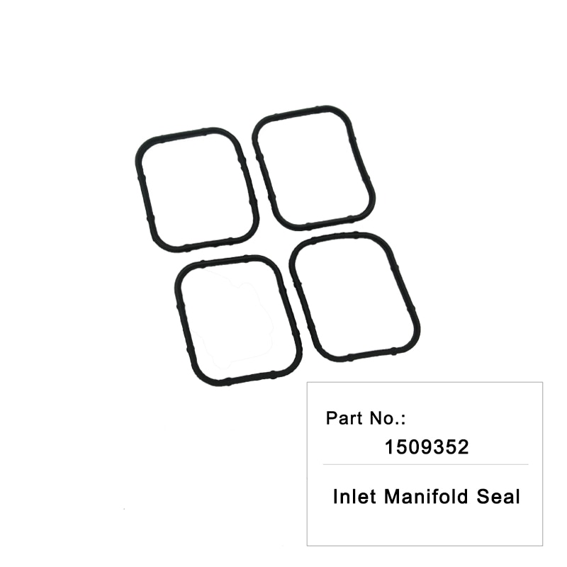 4PCS Intake Manifold Seal Gasket For Citroen Berlingo C2 C3 Picasso C4 C5 1.6 HDI Fiat Scudo C-Max Focus Peugeot 206 207 1509352